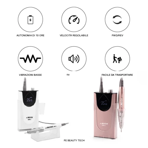 Clelia - Professional Nail Drill 45W White