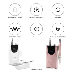 Clelia - Professional Nail Drill 45W White