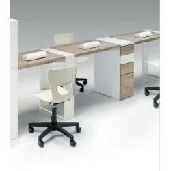 VICTORY NAILS TABLE with Drawer and Display Stand