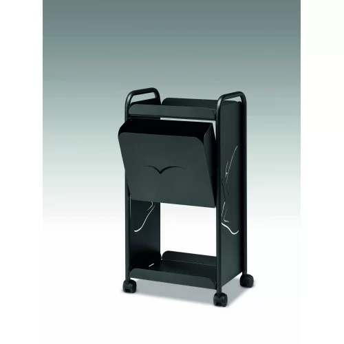White and anthracite wax cart