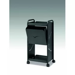 White and anthracite wax cart