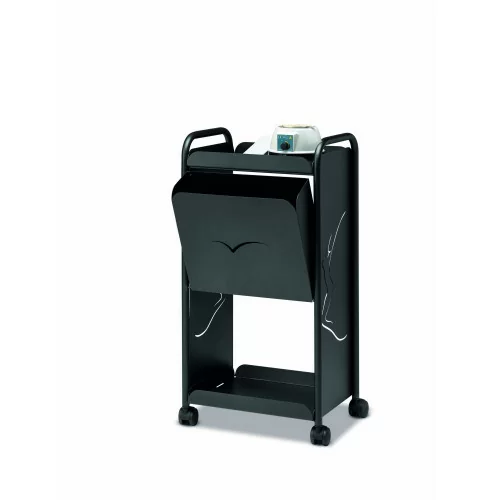 White and anthracite wax cart