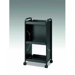 White and anthracite wax cart