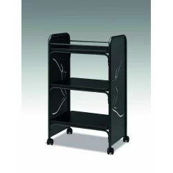 Steel trolley with 3 shelves