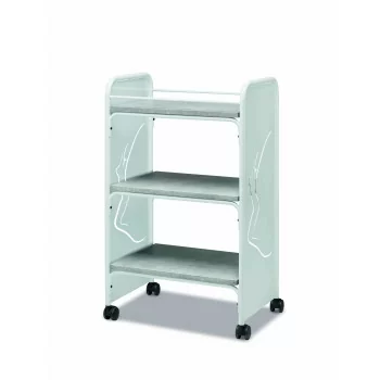 Carrello in Acciaio con 3 Ripiani per Centro Estetico 2
